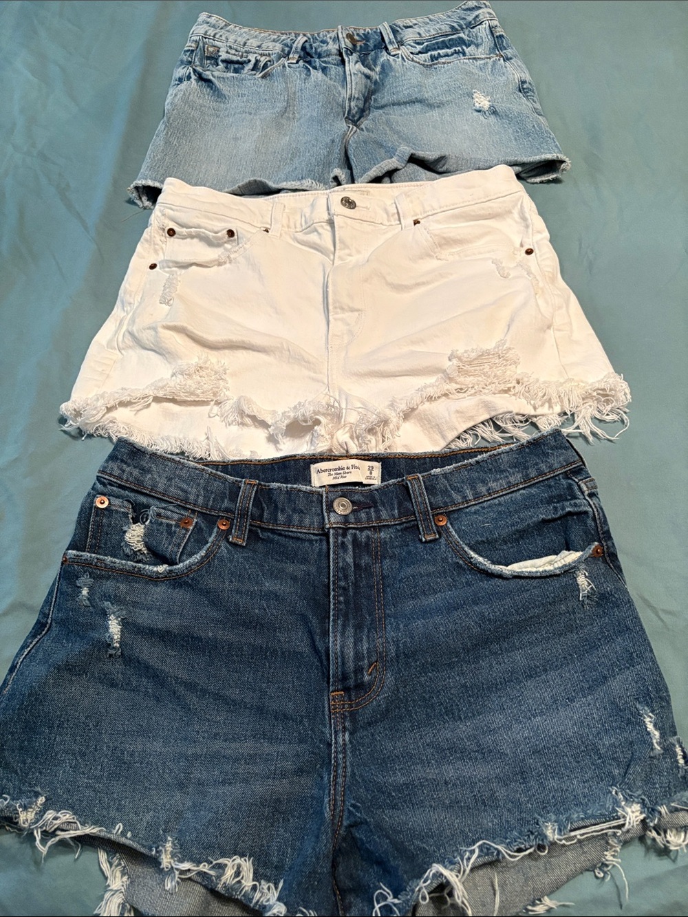 3 Denim Jean Shorts